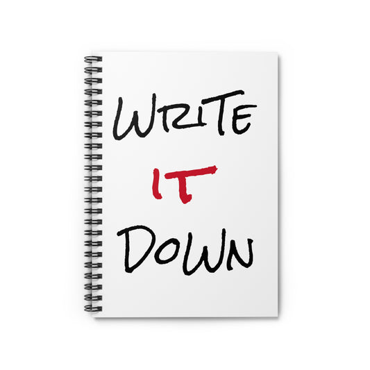 "Write It Down" Notepad