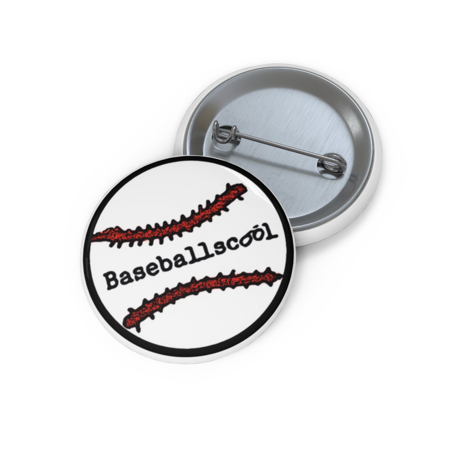 "Baseballscool" Pin